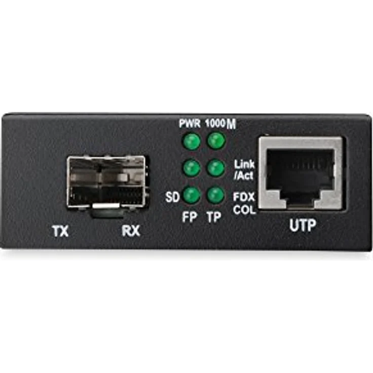 DIGITUS Medienkonverter - SFP+ Port - 10 Gbit Ethernet - RJ45 / SFP+ - 10GBase-T zu 10GBase-R - Schwarz – Bild 4