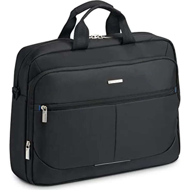 RONCATO Easy Office 2.0, Laptoptasche mit 15,6 Zoll Laptopfach, 30x40x9 cm, Schwarz, flugzeugtauglich, inkl. Schultergurt
