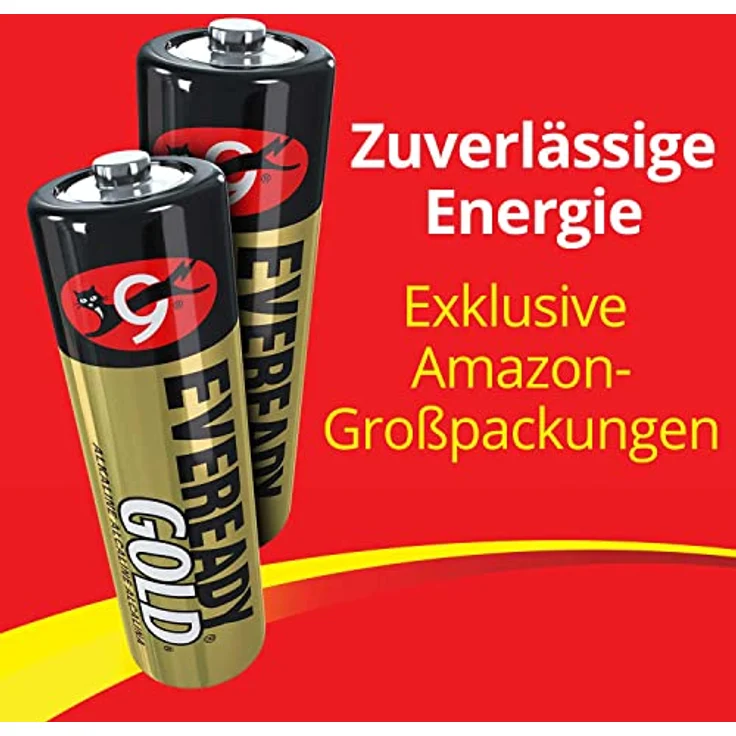 Eveready Gold Batterien AA, 40 Stück, Langlebige Batterien für Haushaltsgeräte Alkaline – Bild 3