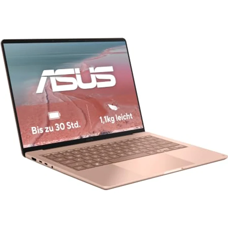 ASUS Zenbook 14 Coral UX3480QA-U1023W, 14 Zoll OLED Laptop mit Snapdragon X1, 16 GB RAM, 512 GB SSD, Windows 11 Home – Bild 2