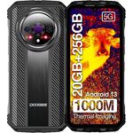 DOOGEE V31 GT 5G Outdoor Handy Ohne Vertrag 2023 Android 13, 20GB+256GB, Wärmebildkamera, Outdoor Smartphone 6.58” FHD + 120Hz, 10800mAh Akku/66W, 50MP-Dreifachkamera/24MP Nachtsicht, NFC/OTG/WI-FI 6