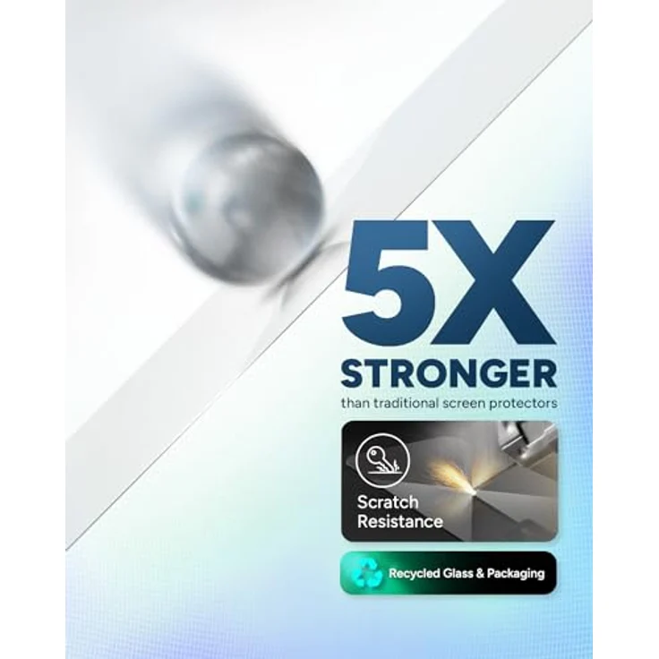 ZAGG InvisibleShield Glass Elite, Displayschutz für Samsung Galaxy S24 Plus [6.2-Inch], Transparent, kratzfest, schmutzabweisend, lange haltbar, einfache Installation – Bild 3