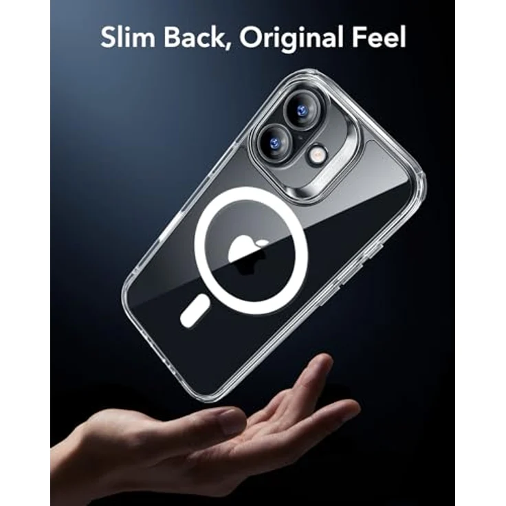 ESR Classic Hybrid HaloLock Case für Apple iPhone 17, Transparent, MagSafe-kompatibel, Militärschutz, Kamerasteuerungstaste – Bild 7