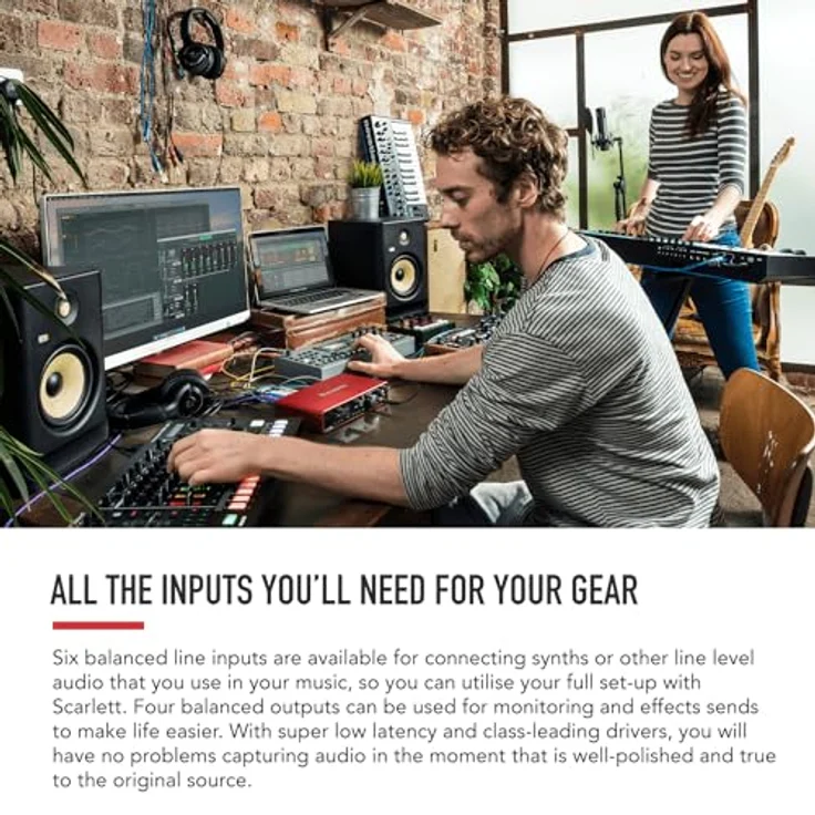 Focusrite Scarlett 8i6 3rd Gen Audio Interface – Bild 4