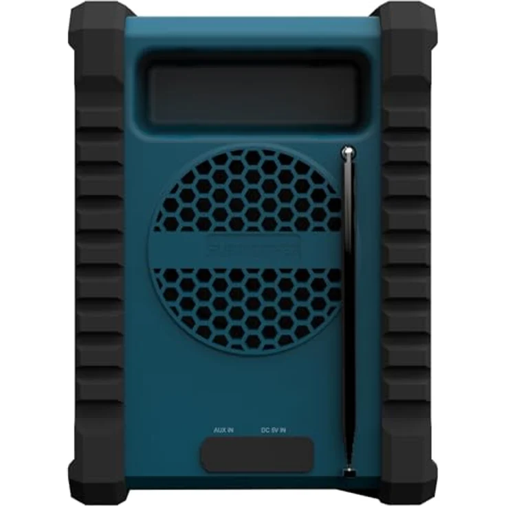 Denver Baustellenradio WRB-60, Tragbares DAB+/FM-Radio mit Farbdisplay und 60 voreingestellten Sendern, schwarz – Bild 2