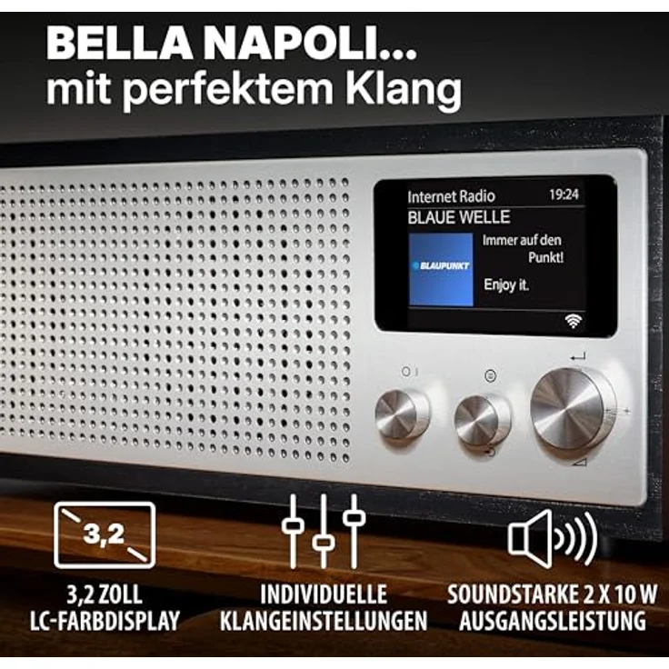 Blaupunkt IRD400 Internetradio NAPOLI mit DAB+ (inkl. DAB,Digital-Radio,UKW-Empfang, Radiowecker) – Bild 3