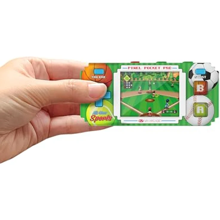 My Arcade Pixel Pocket Pro All-Star Sports, tragbare Spielkonsole, 5,08 cm (2), grün – Bild 4