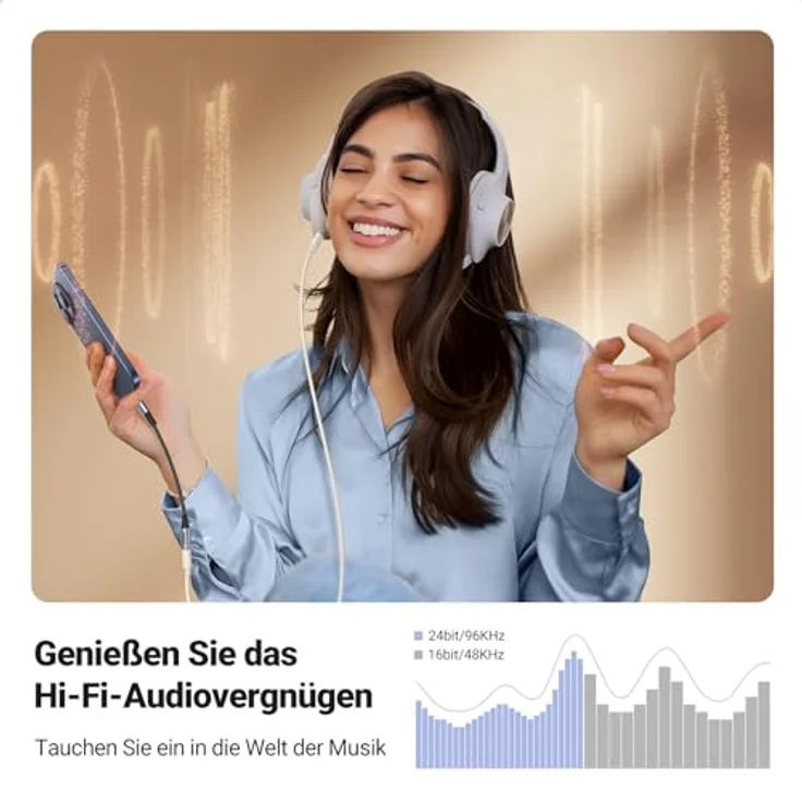 UGREEN USB-C to 3.5mm Jack Audio Cable 10cm – Bild 3