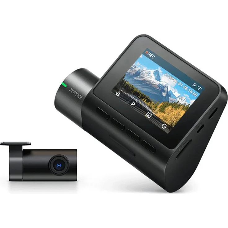 70mai A200 Dashcam (Full HD, WLAN (Wi-Fi), 1080P, 60fps/HDR 30fps, 2" Bildschirm, 130° Weitwinkel)