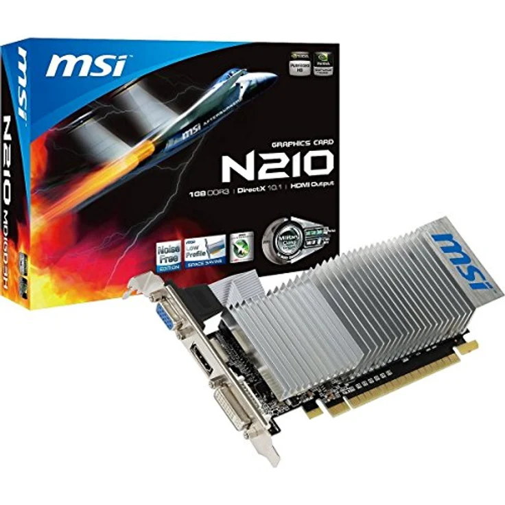 MSI GeForce 210 [GT218-200-B1] N210-MD1GD3H/LP 1GB GDDR3 (V809-019R) – Bild 3
