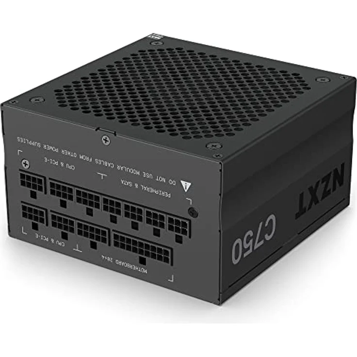 NZXT C750 Gold (2022) - PA-7G1BB-EU - 750 Watt Netzteil - 80 Plus Gold Zertifiziert - DC-DC Technologie - Full Modular Design - Ummantelte Kabel - ATX Gaming Netzteil – Bild 2