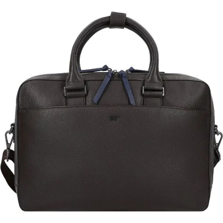 Braun Büffel Novara Aktentasche, 100% Leder, 42 cm mit Laptopfach, braun