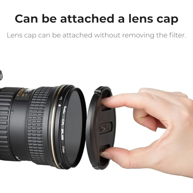 Kenko Smart Circular PL Slim Polarisationsfilter Gehäuse, 62 mm schwarz – Bild 5