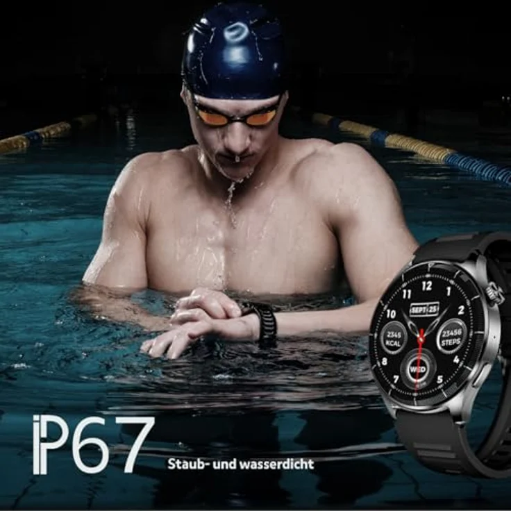 Beafon Watch 301 Bluetooth Smartwatch IP67 Display Vibration – Bild 7