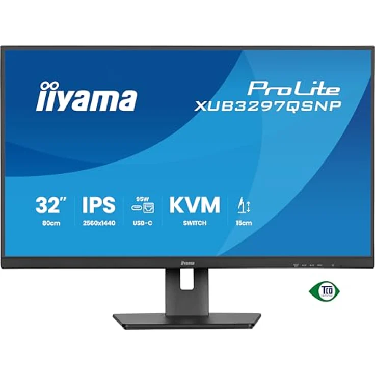 iiyama Prolite XUB3297QSNP-B1, 32" QHD IPS LED-Monitor mit 100Hz, USB-C Dock, KVM-Switch und Höhenverstellung, schwarz – Bild 3