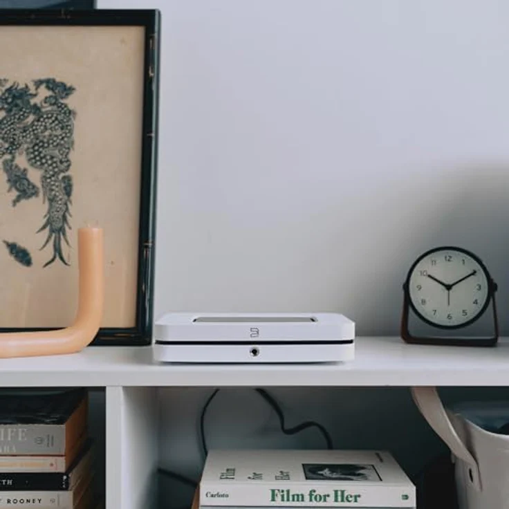 Bluesound Node Leistung Mehrzimmer Hochauflösender kabelloser Musik-Streamer (Weiß) mit Dolby Digital-Dekodierung, Hi-Res-Musik-Streaming und BluOS-Plattform – Bild 4