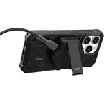 UAG Wireless Charging Pad and Stand (15 W), kabelloses Ladegerät mit Metallständer und MagSafe-Kompatibilität, schwarz