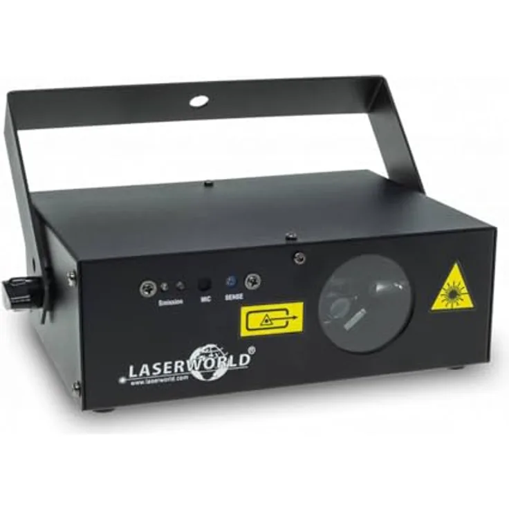 Laserworld EL-230RGB MK2, RGB Laserlicht Set mit 230 mW Leistung, DMX-Steuerung und Sound-to-Light Modus