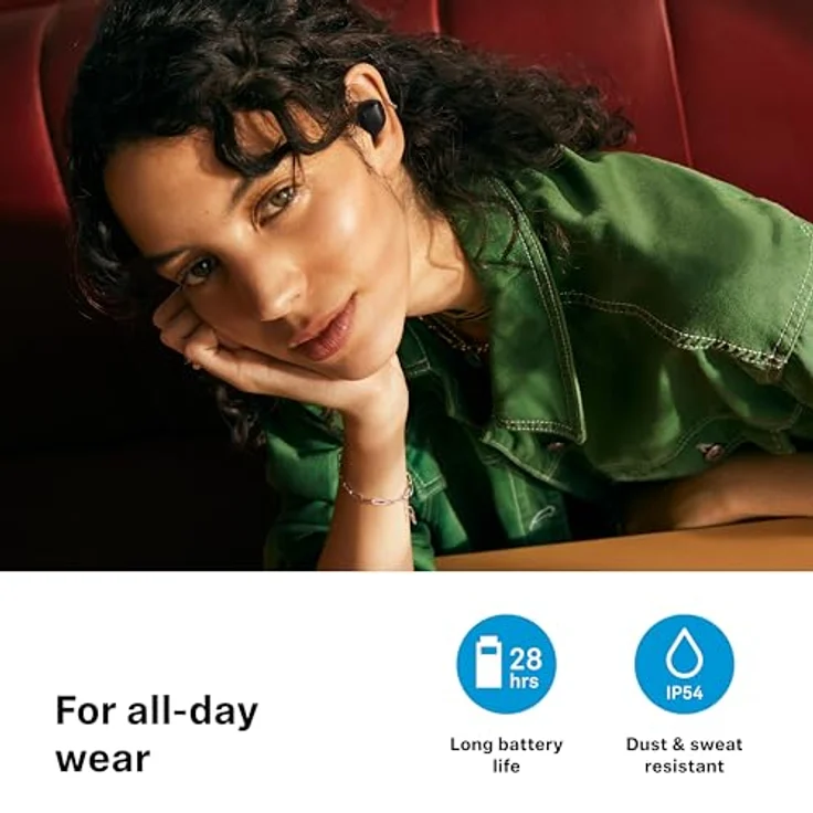 Sennheiser ACCENTUM True Wireless Earbuds - hochkomfortables, ergonomisches Design und 28 Stunden Akkulaufzeit für den ganzen Tag - kristallklarer Sound mit Hybrid ANC und Touch-Interface – Schwarz – Bild 5