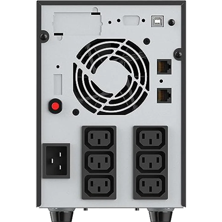 BlueWalker PowerWalker Basic VI 3000 STL IEC Unterbrechungsfreie Stromversorgung (USV) Line-Interaktiv 3 kVA 1800 W 6 AC-Ausgänge, Tower, LCD-Display, HID-Unterstützung – Bild 3