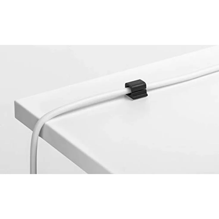 Durable Kabel Klemmen Cavoline Clip Pro 1 (selbstklebend für 1 Netzkabel, Ø 10 mm) 6 Stück, graphit , 504237 – Bild 2