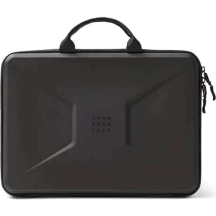 URBAN ARMOR GEAR Civilian Shock Sleeve Laptoptasche 13-14 Zoll, EVA Case mit Mikrovelourslederfutter, Tragegriff und doppelt unkomplizierten Reißverschlüssen, schwarz