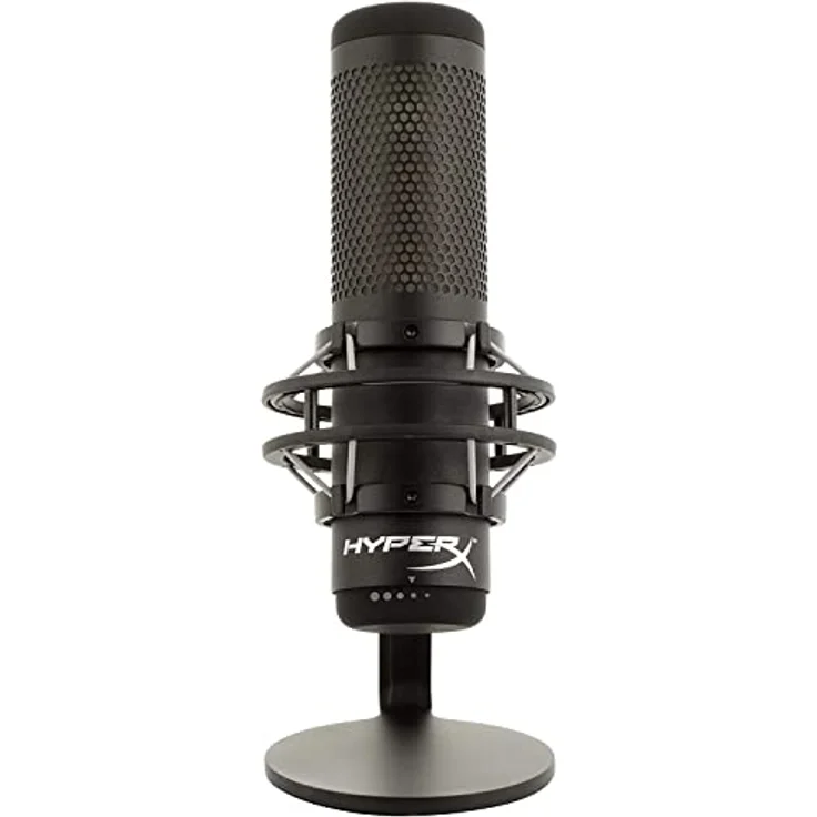 HyperX Mikrofon Gaming Quadcasts USB, RGB-Beleuchtung, USB-Typ C, Montageadapter inklusive – Bild 5