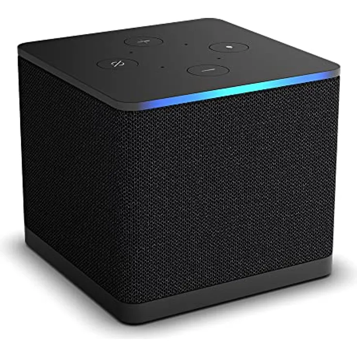 Fire TV Cube, Streaming-Mediaplayer mit Sprachsteuerung mit Alexa, Wi-Fi 6E, 4K Ultra HD 3. Generation