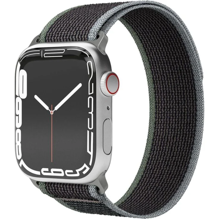 VONMÄHLEN Watch Straps Trekking Loop, Armband für Apple Watch 44mm + 45mm + 46mm + 49mm, in Blau-Schwarz