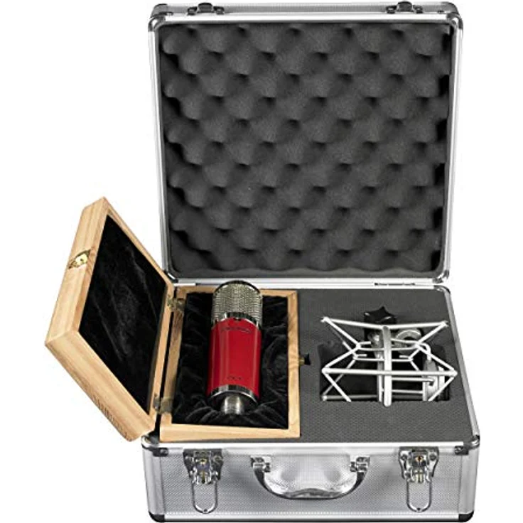 Avantone Pro CK-7+, Großmembran-Multimuster-FET-Kondensatormikrofon für professionelle Studioanwendungen, Cabernet-Rot – Bild 3