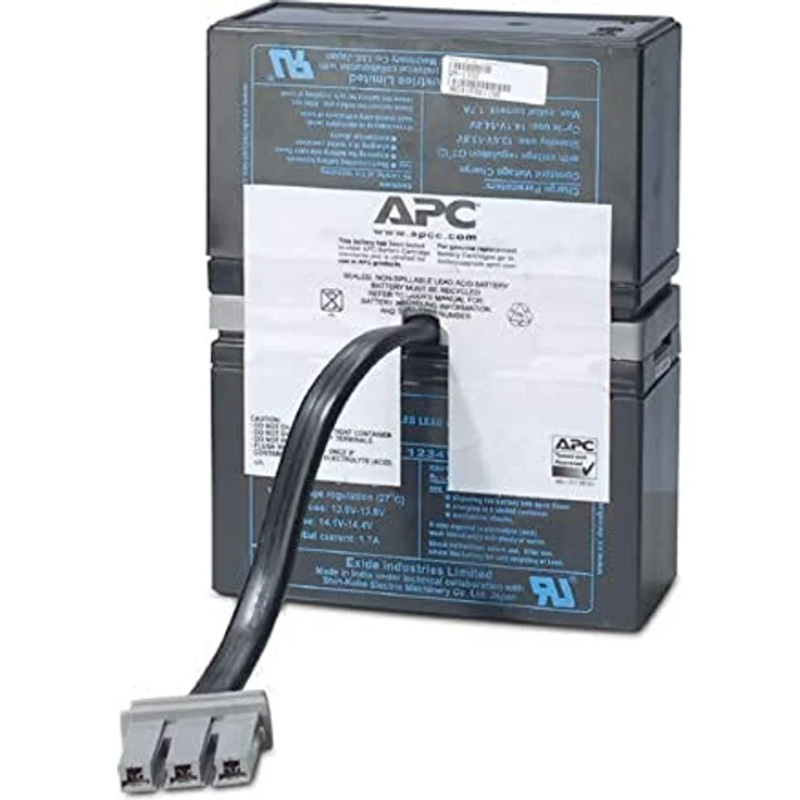 APC RBC33 Ersatzbatterie für USV (SC1000I), plombierte Bleisäure, 5,33 kg, 149 x 64 x 197 mm – Bild 1
