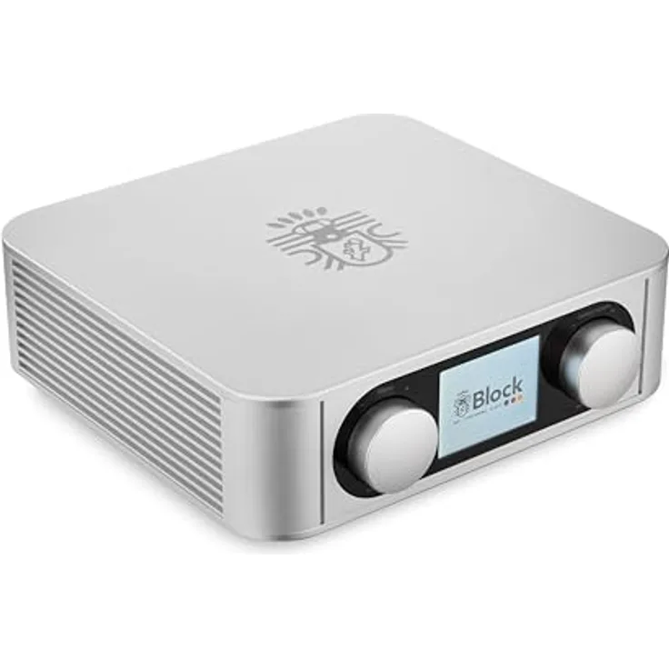 Block Elements 5.1 AV Receiver - 5.1 Surround Verstärker mit 5x50W, WLAN/Bluetooth, DAB+/FM, kompakt (Diamantsilber)