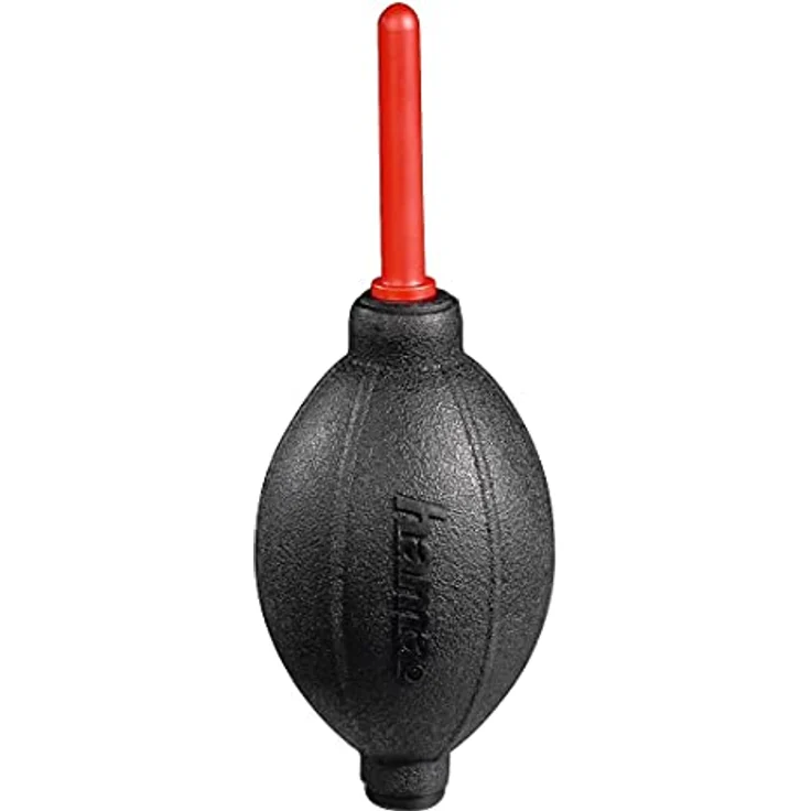 Hama Blasebalg Kamera (Kamera Reinigung für DSLR, Objektive, Okulare, Optik, empfindliche Oberflächen, Air Blower mit Ventil-System, 16,6 cm Länge) rot/schwarz – Bild 1