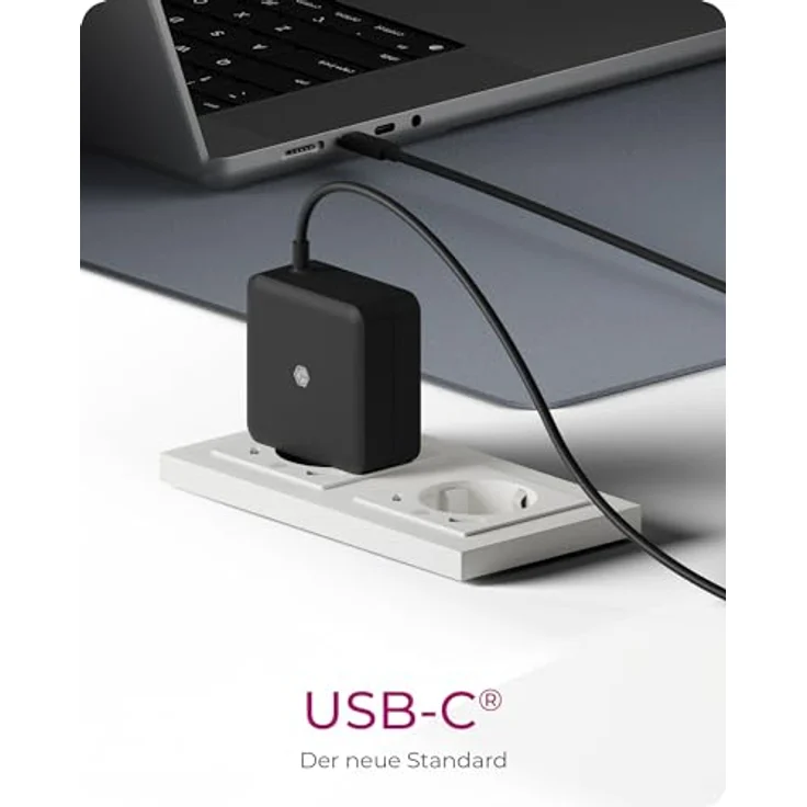 ICY BOX 65W Schnelllade-Wandadapter, USB Power Delivery 3.0, Automatische Leistungsanpassung, Schwarz – Bild 2