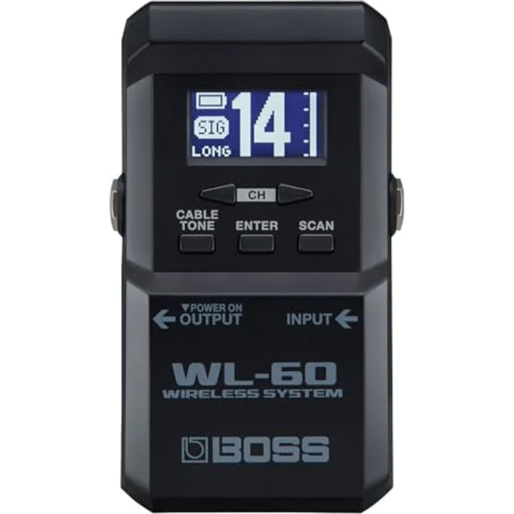 Boss WL-60 Wireless System, Plug-and-Play Funksystem für Pedalboards, extrem niedrige Latenz, bis zu 25 Stunden Akkulaufzeit – Bild 2