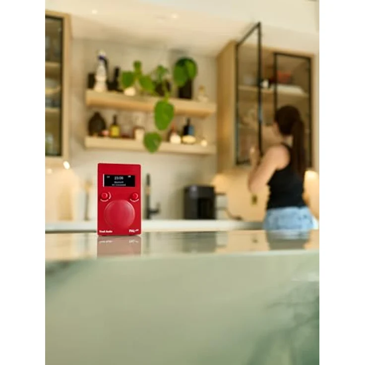Tivoli Audio PAL+ BT3, DAB+ & FM Radio mit Bluetooth, wetterfest, Akku bis 10 Stunden, rot – Bild 5