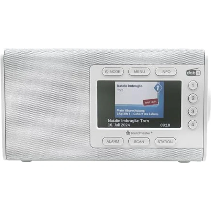 Soundmaster DAB900 Digitalradio mit DAB+ & UKW/FM, Bluetooth & Wecker, weiß – Bild 3