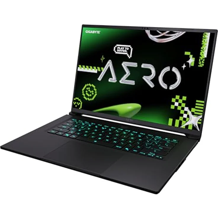 Gigabyte AERO X16 2WH Gaming-Laptop, 16" WQXGA 165Hz, AMD Ryzen AI 9 HX 370, NVIDIA RTX 5070, 32GB DDR5, 2TB Gen4 SSD, Windows 11 Pro, 2 Jahre Garantie – Bild 2