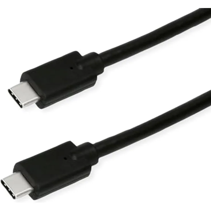 ROLINE GREEN USB 3.2 Gen 2x2 Kabel, Emark, C-C, ST/ST, 20Gbit/s, 100W, schwarz, 2 m