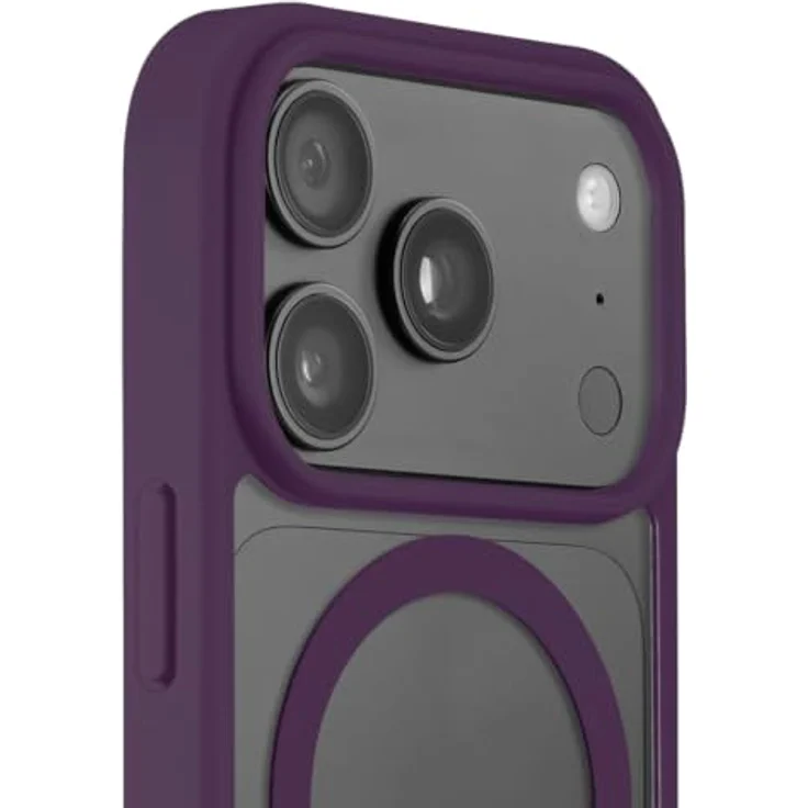 Hama 232452 Frame Protect Cover für Apple iPhone 17 Pro / 18 Pro, magnetisch und durchsichtig, rot – Bild 4
