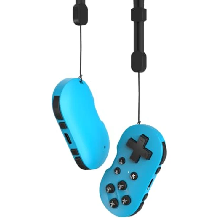 CRKD ATOM Controller, Bluetooth 5.0 Wireless Gamepad für Switch, PC, Mobile/Tablet, Smart TV, 10 Stunden Spielzeit, Sky Blue – Bild 2