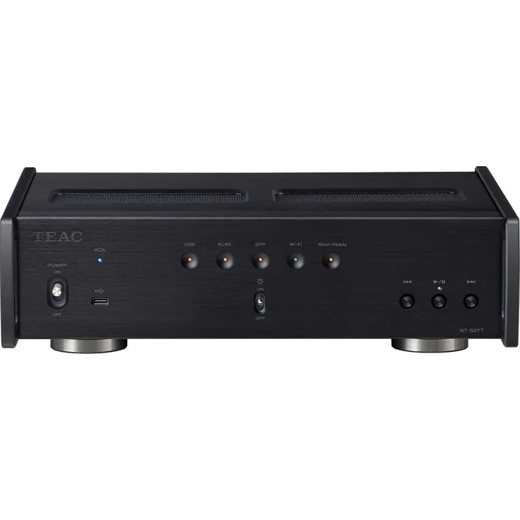 TEAC NT-507T Netzwerk-Transport, DSD 22,5 MHz, PCM 768 kHz/32 Bit, Schwarz
