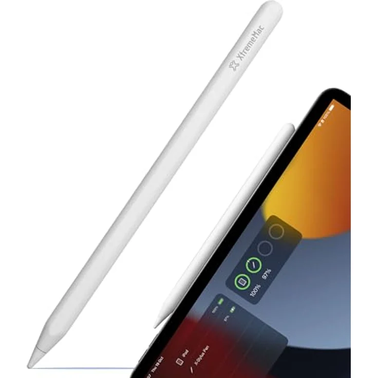 XtremeMac X-Stylus Pen, Stylus mit Neigungs- und Druckempfindlichkeit, Weiss – Bild 1