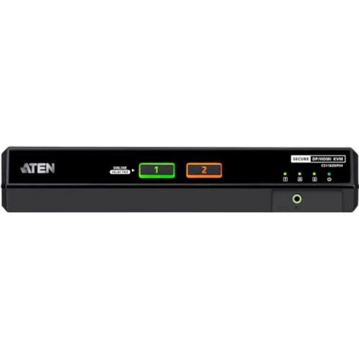 ATEN CS1182DPH4 2-Port USB 5K DP/HDMI KVM Switch, Single Display mit ständiger Gehäuse-Angriffserkennung – Bild 3