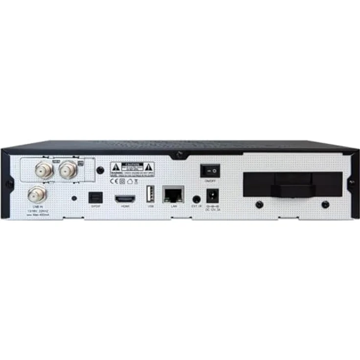 AB Cryptobox Pulse 4K UHD Sat Receiver, 2X DVB-S2X, Linux E2, PVR, H.265, HDR10, 2 GB RAM & 8 GB Flash, schwarz, 1TB – Bild 3