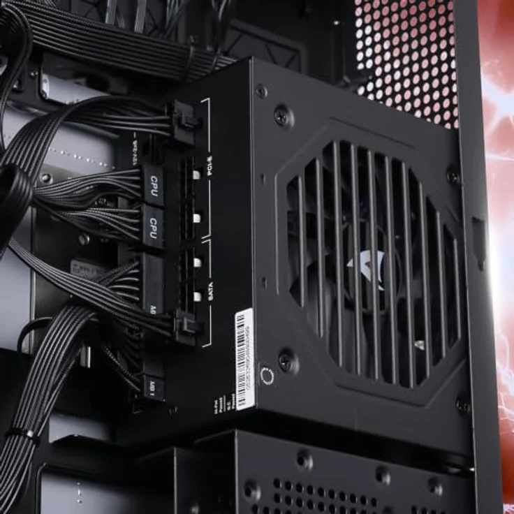 Sharkoon Rebel P20 Gen2 850 Black, PC-Netzteil mit 12 Pin High Power Anschluss, ATX-3.1-kompatibel, modularem Kabelmanagement und Cybenetics-Gold-Zertifizierung – Bild 3