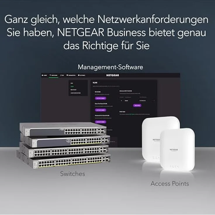 Netgear 8-Port 1G/10G Gigabit Ethernet Unmanaged Switch (GS108X) - Mit 1 x 10G SFP+, Desktop- oder Rack-Befestigung, leiser Betrieb und eingeschränkte Garantie über die gesamte Nutzungsdauer – Bild 5