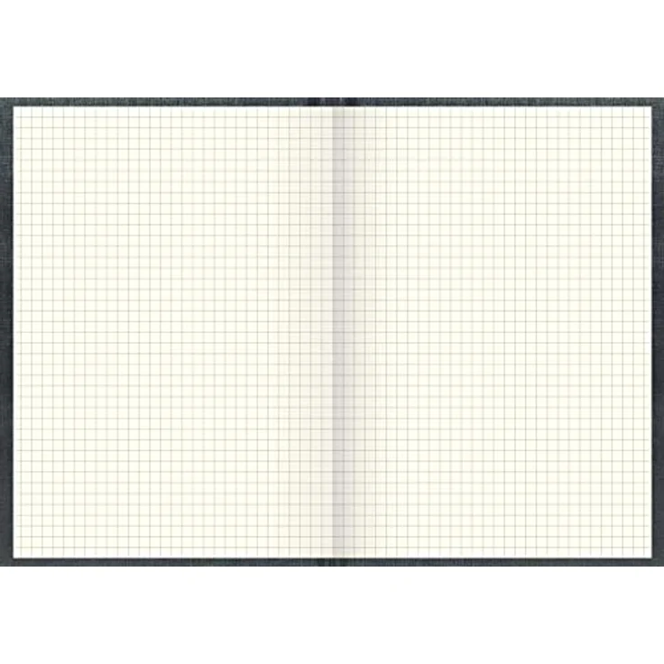 König & Ebhardt Notizbuch Geschäftsbuch A5 kariert, 96 Blatt, hellblau, Elefantenhaut-Decke, Fadernheftung – Bild 2