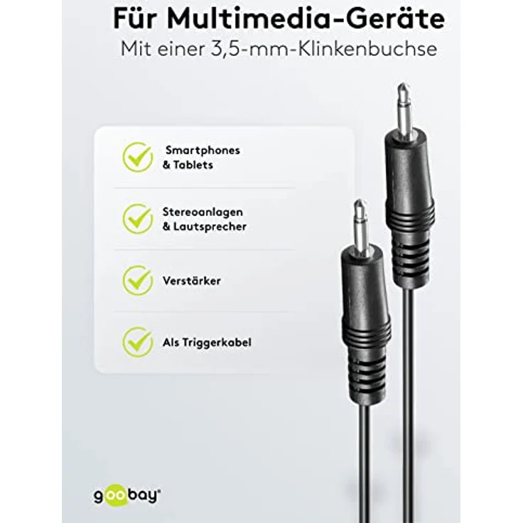 1.5m 3.5mm mono Stecker auf 3.5mm mono Stecker – Bild 6