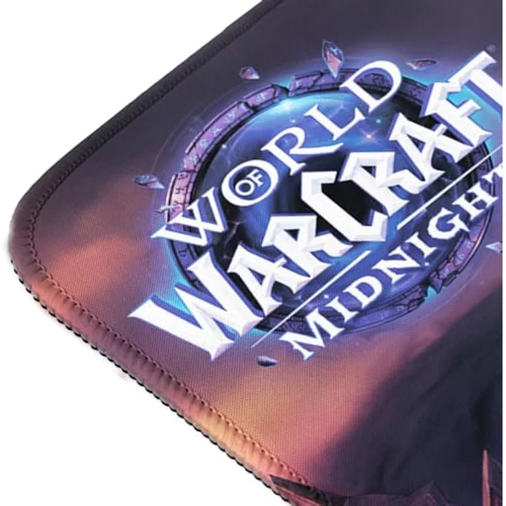Dark Project World of Warcraft Gaming-Mauspad, Midnight Xalatath Key Art, XL (90 x 40 x 0,4 cm), wasserabweisend, rutschfeste Gummibasis, langlebig mit verschleißfesten Kanten – Bild 4